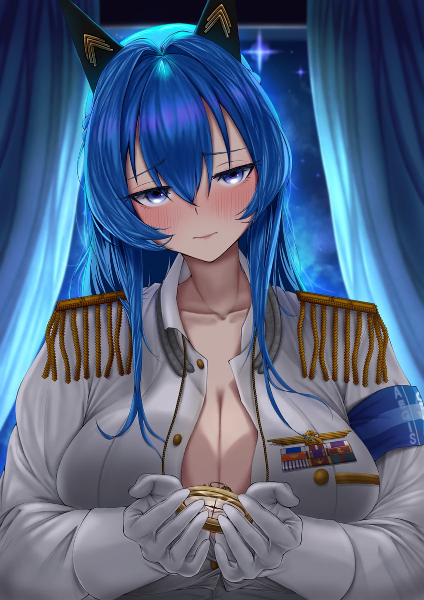 helm (goddess of victory: nikke) drawn by dorset_77