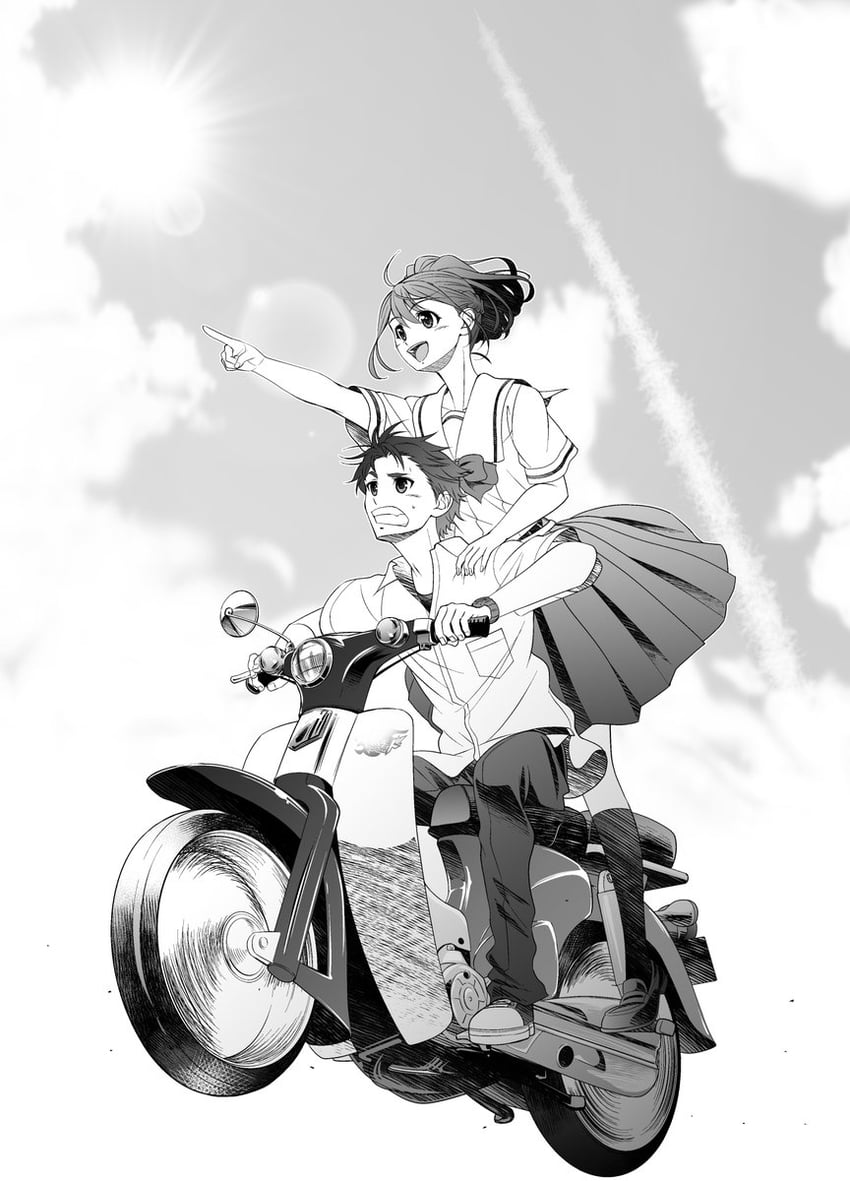 senomiya akiho and yashio kaito (robotics;notes) drawn by eibon