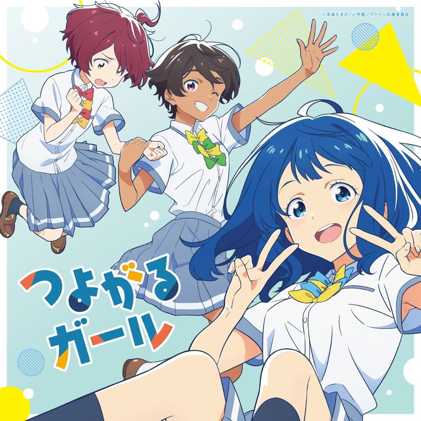 yanami anna, yakishio lemon, and komari chika (make heroine ga oo sugiru!)
