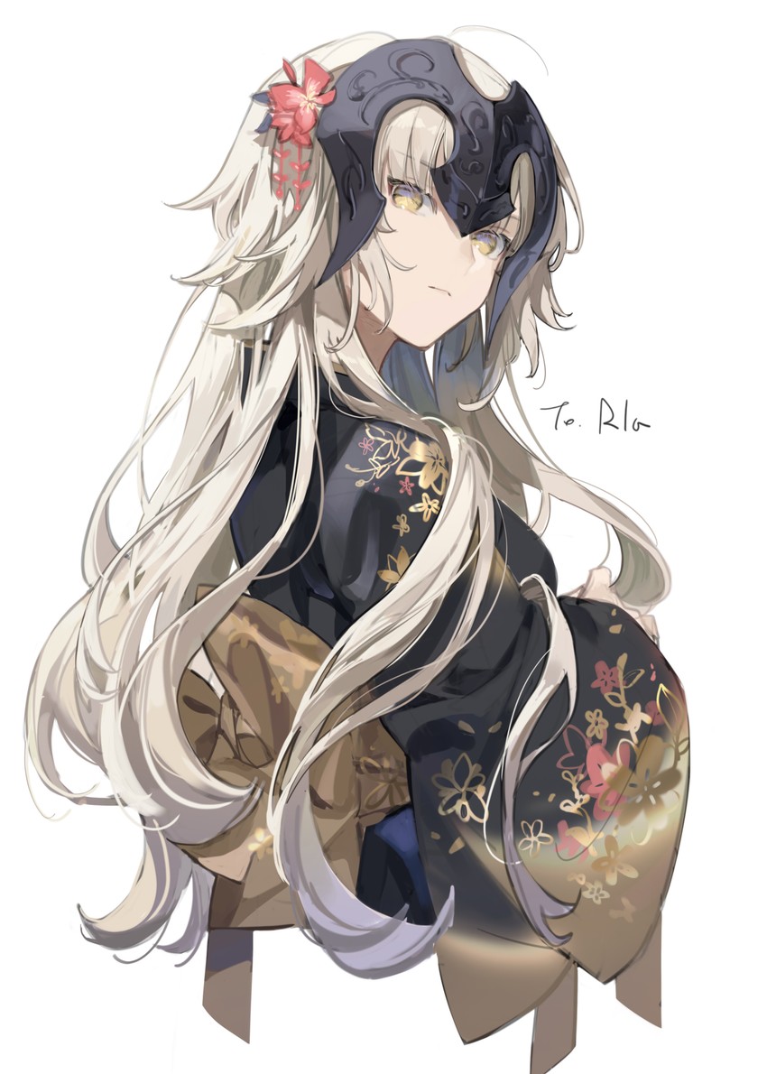 jeanne d'arc alter (fate and 1 more) drawn by chyoel