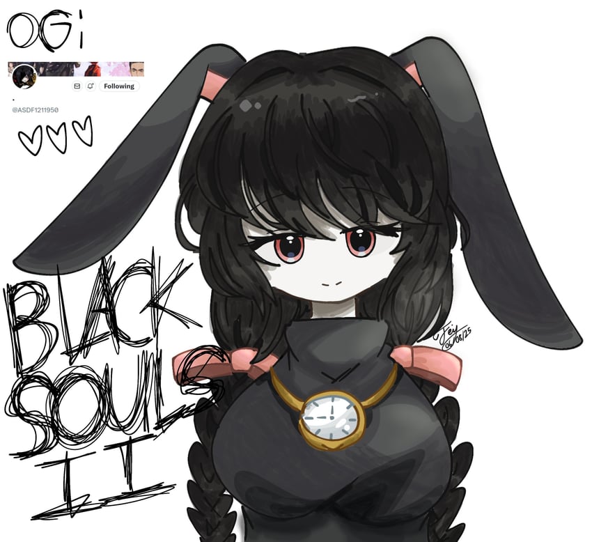 node (black souls and 1 more) drawn by faydee