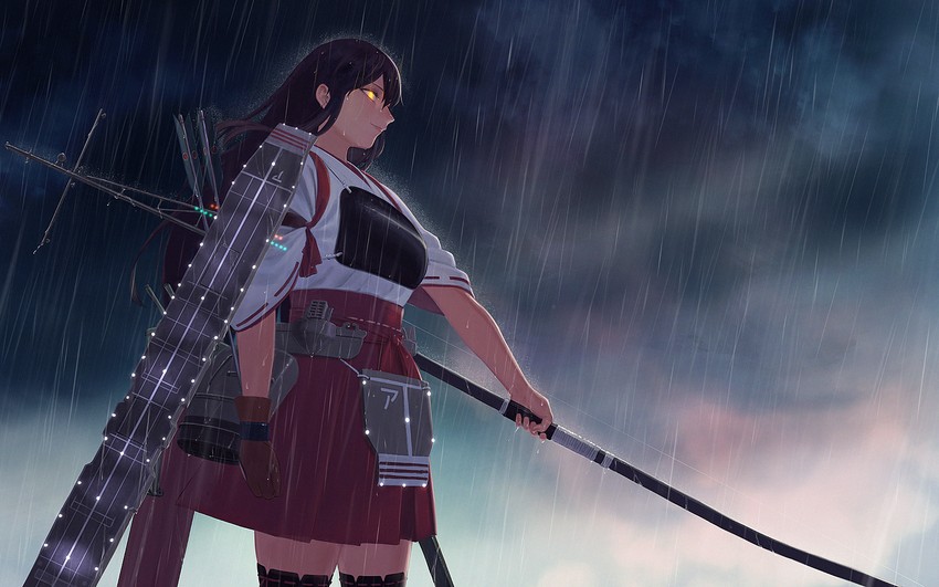 akagi and akagi kai ni (kantai collection) drawn by yue_(tada_no_saboten)