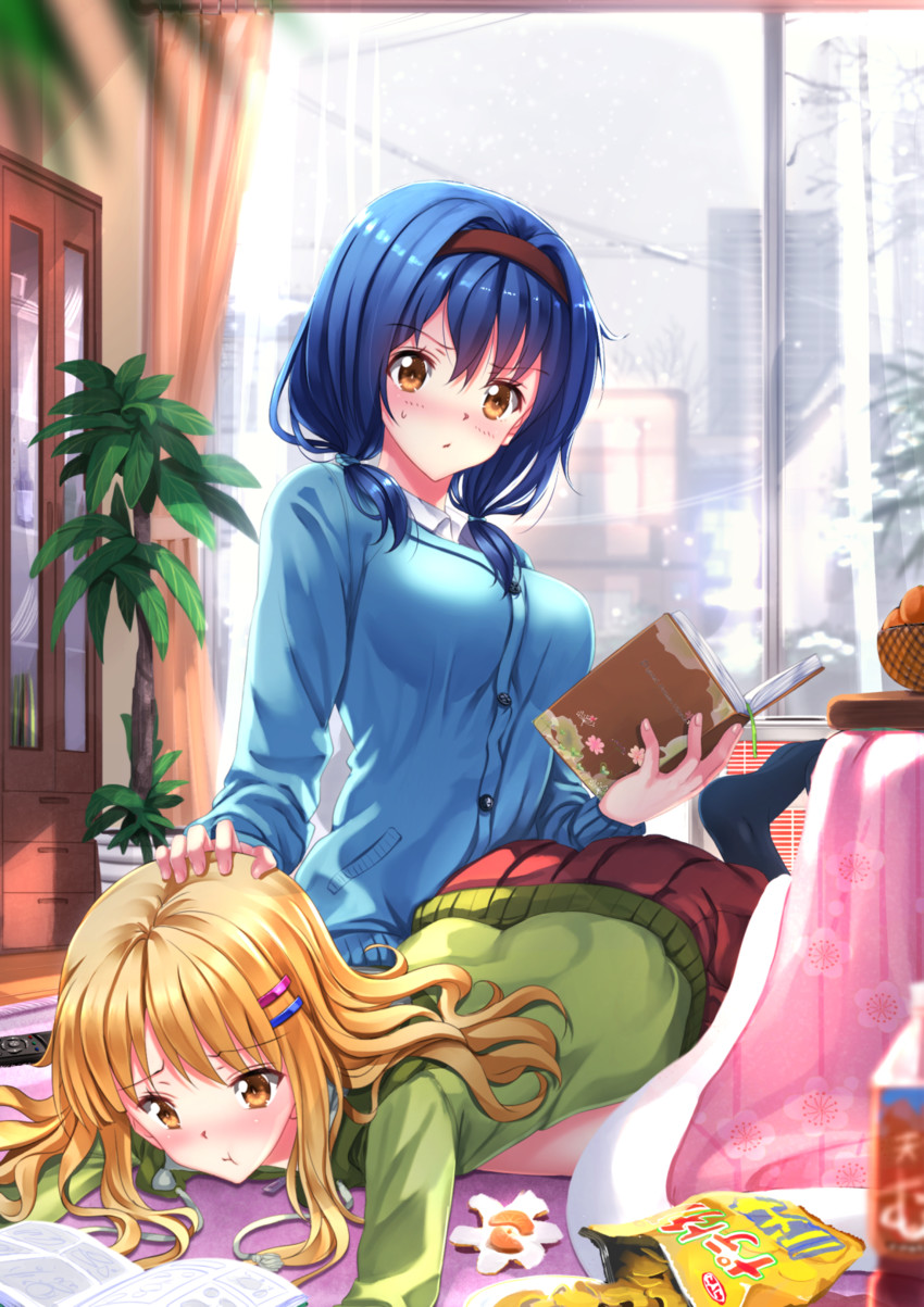 oomuro sakurako and furutani himawari (yuruyuri) drawn by swordsouls
