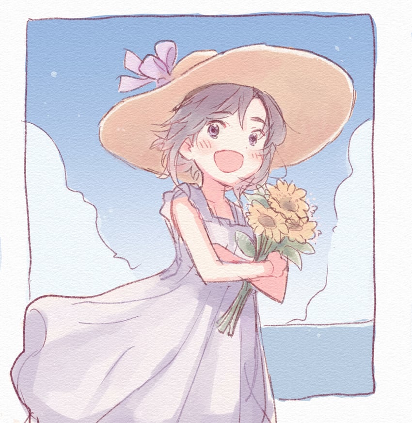 kikuchi makoto (idolmaster and 1 more) drawn by sato_(user_achu7542)