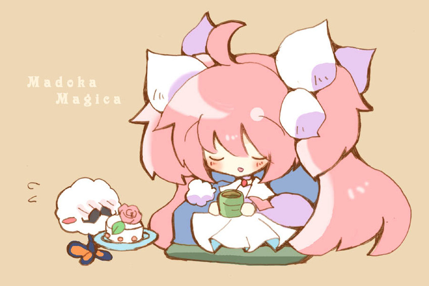 kaname madoka, ultimate madoka, and anthony (mahou shoujo madoka magica) drawn by wishbone