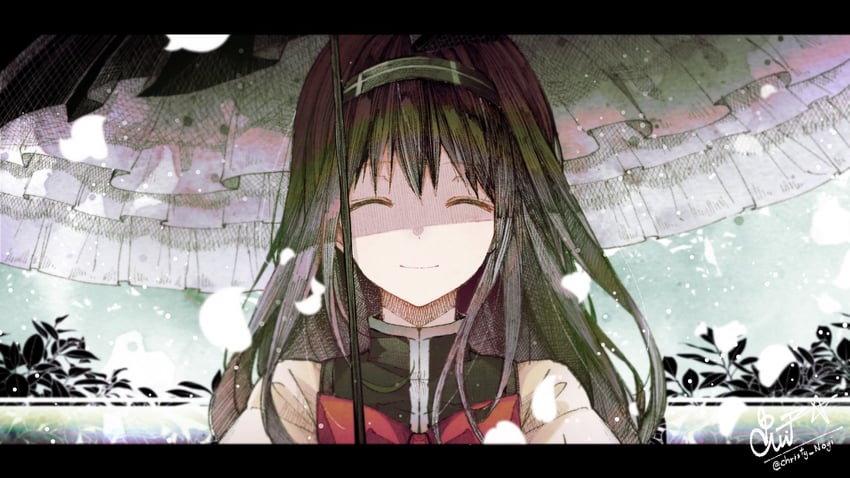 akemi homura (mahou shoujo madoka magica and 1 more) drawn by christy_mii