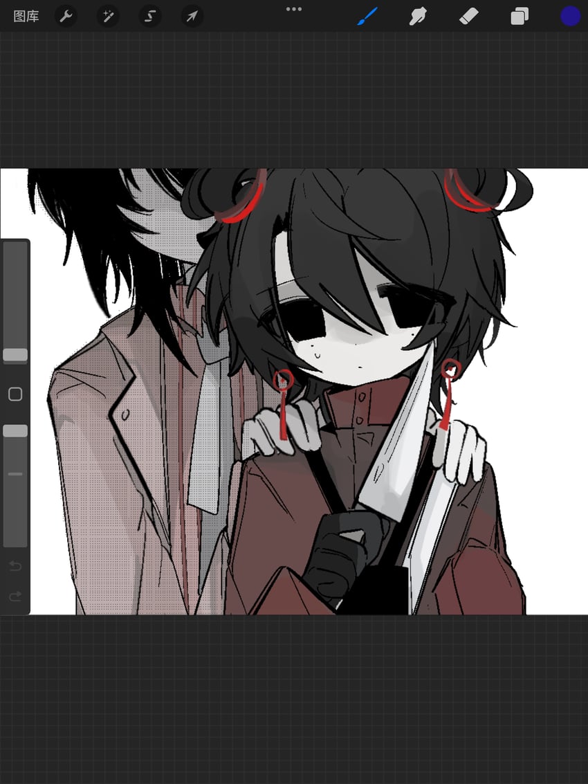 li yuting and mo chengwei (touqi guaitan) drawn by chxhdhf