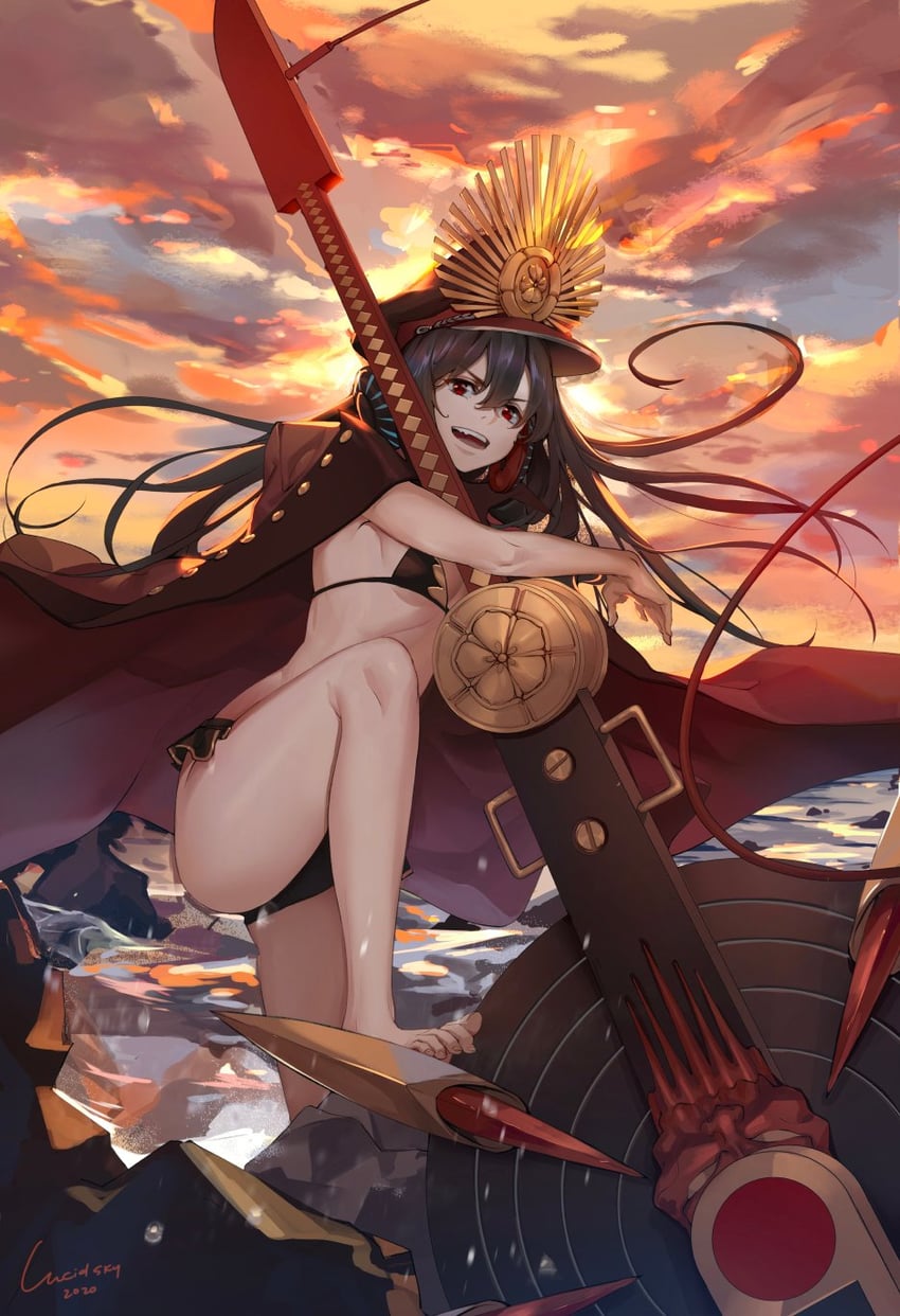 oda nobunaga (fate and 1 more) drawn by lucidsky