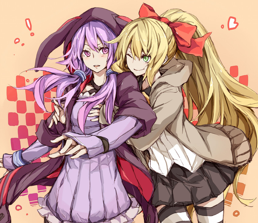 yuzuki yukari and tsurumaki maki (vocaloid and 1 more) drawn by toromera