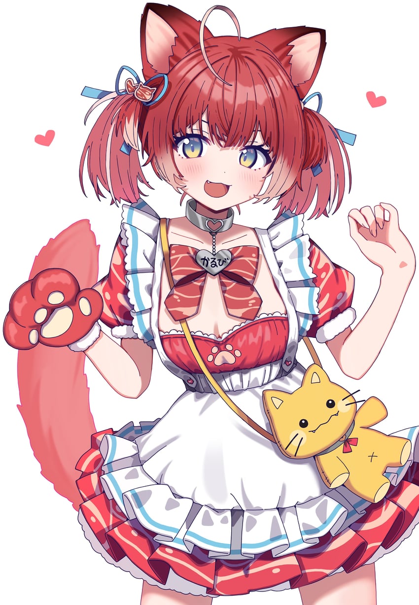 akami karubi (indie virtual youtuber) drawn by morumoru_x