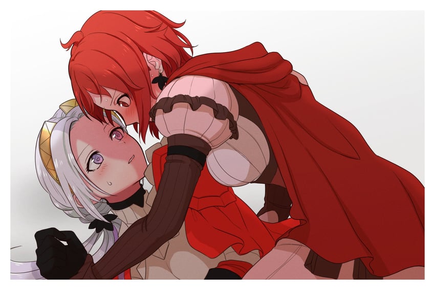 edelgard von hresvelg and monica von ochs (fire emblem and 2 more) drawn by nieto_tokage