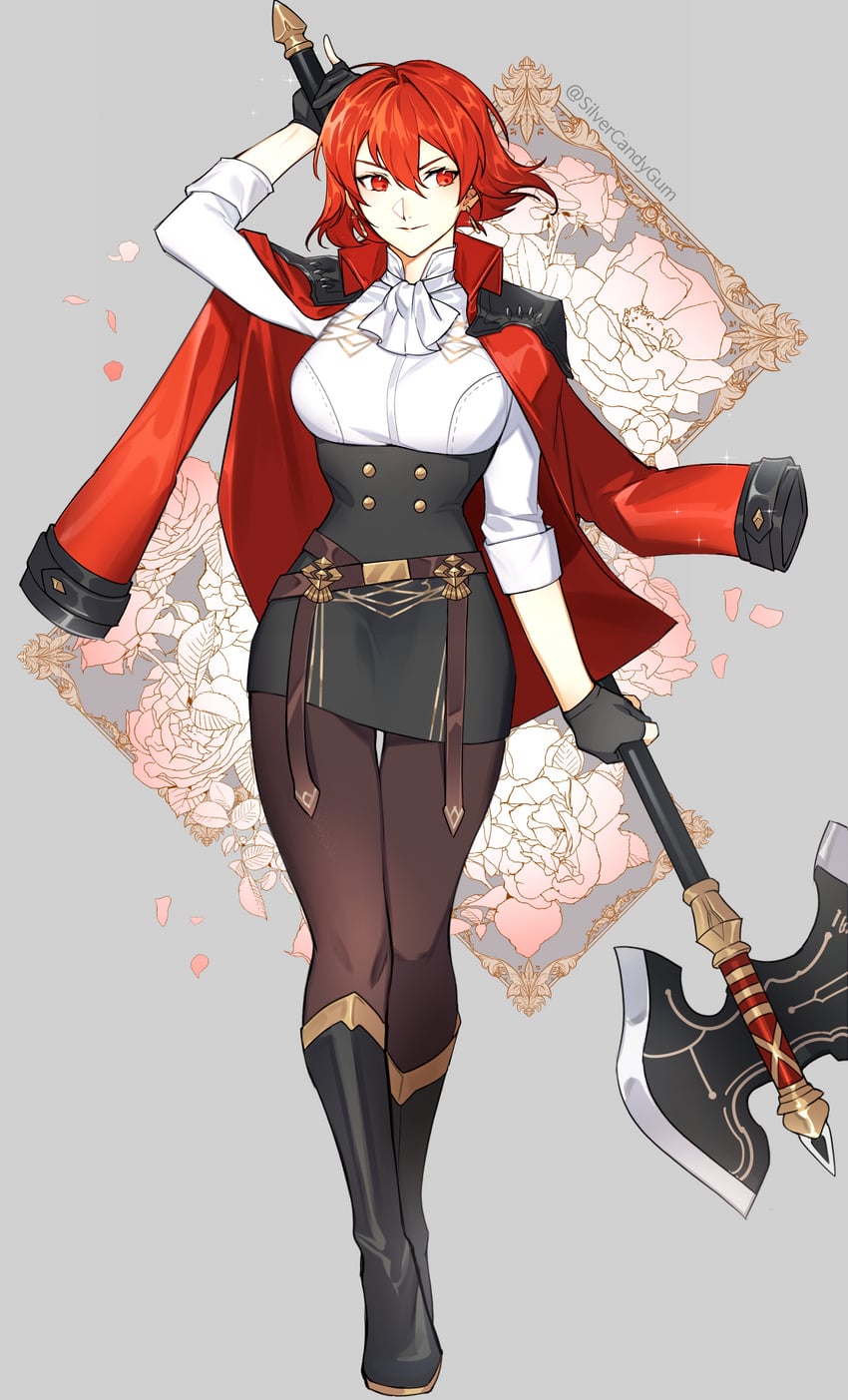 minerva (fire emblem and 2 more) drawn by silvercandy_gum