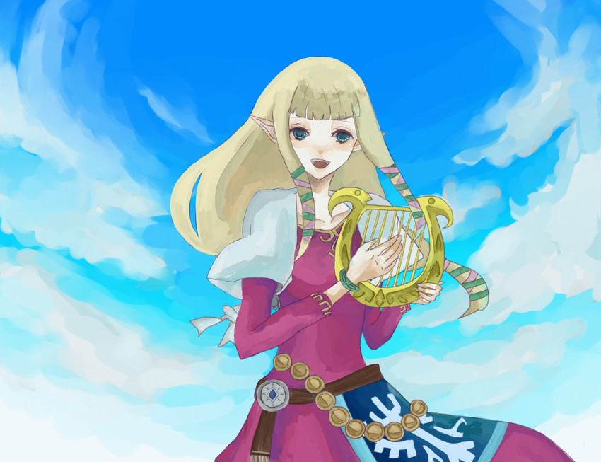princess zelda (the legend of zelda and 1 more) drawn by hachimoka