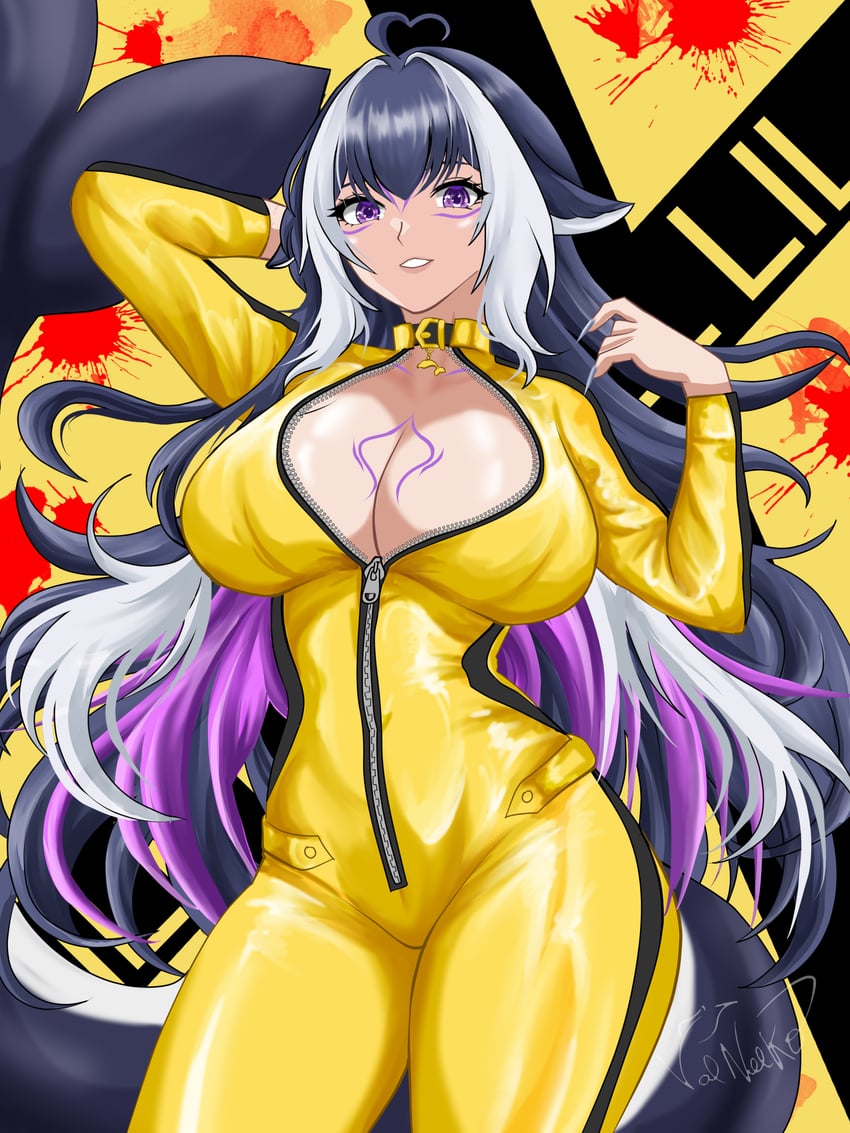 shylily (indie virtual youtuber and 1 more) drawn by valneeko