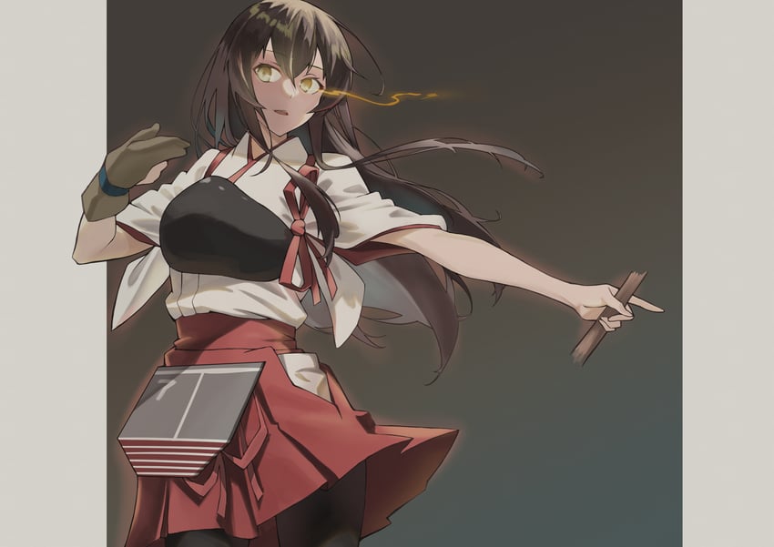 akagi and akagi kai ni (kantai collection) drawn by echo-kilo