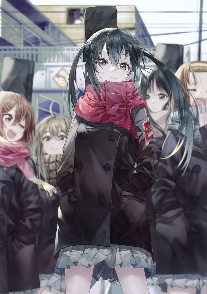 akiyama mio, nakano azusa, hirasawa yui, tainaka ritsu, and kotobuki tsumugi (k-on!) drawn by fudepenbrushpen