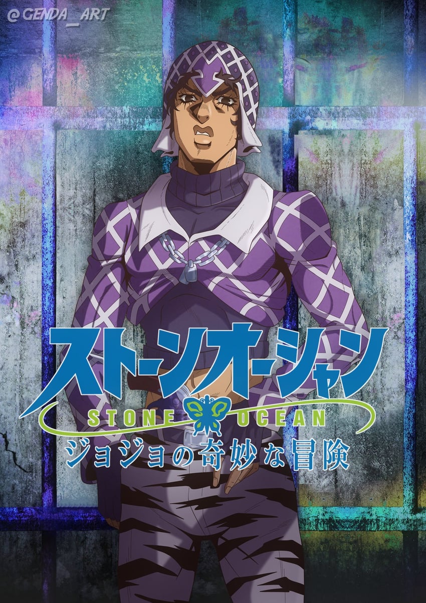 guido mista (jojo no kimyou na bouken and 2 more) drawn by genda_art