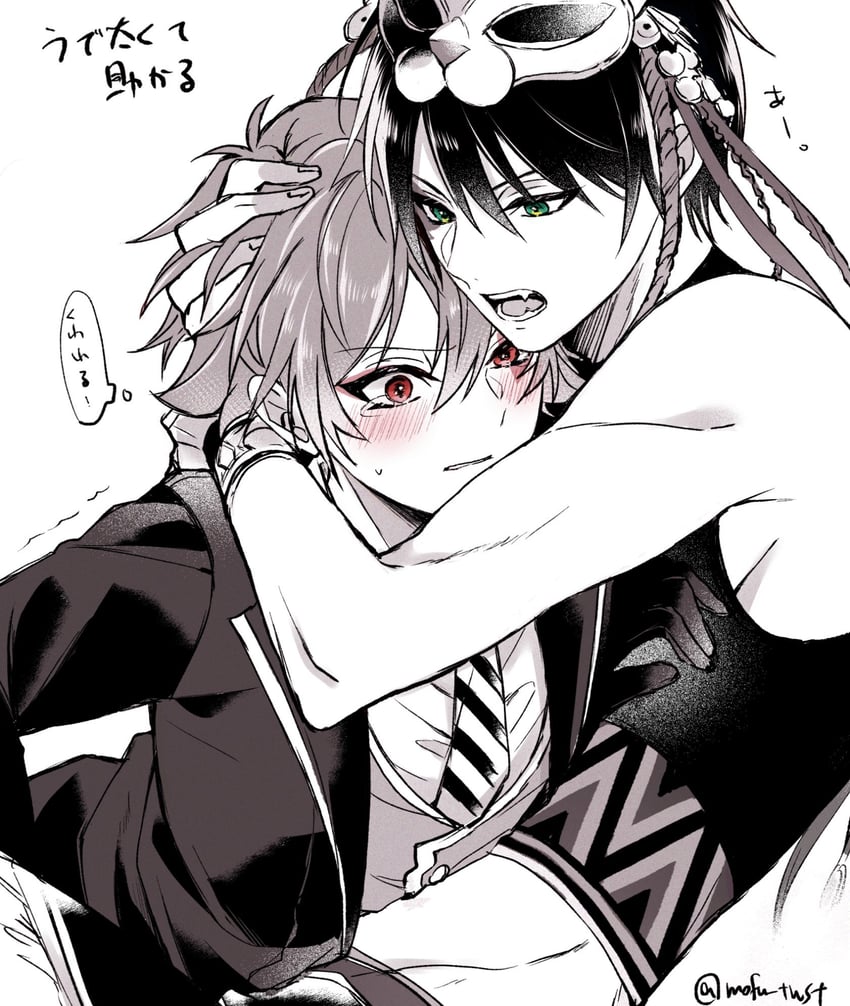 ace trappola and deuce spade (twisted wonderland) drawn by mofu_twst