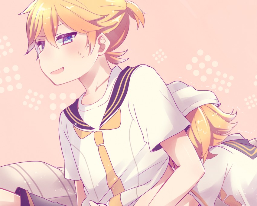 kagamine rin and kagamine len (vocaloid) drawn by aoi_choko_(aoichoco)