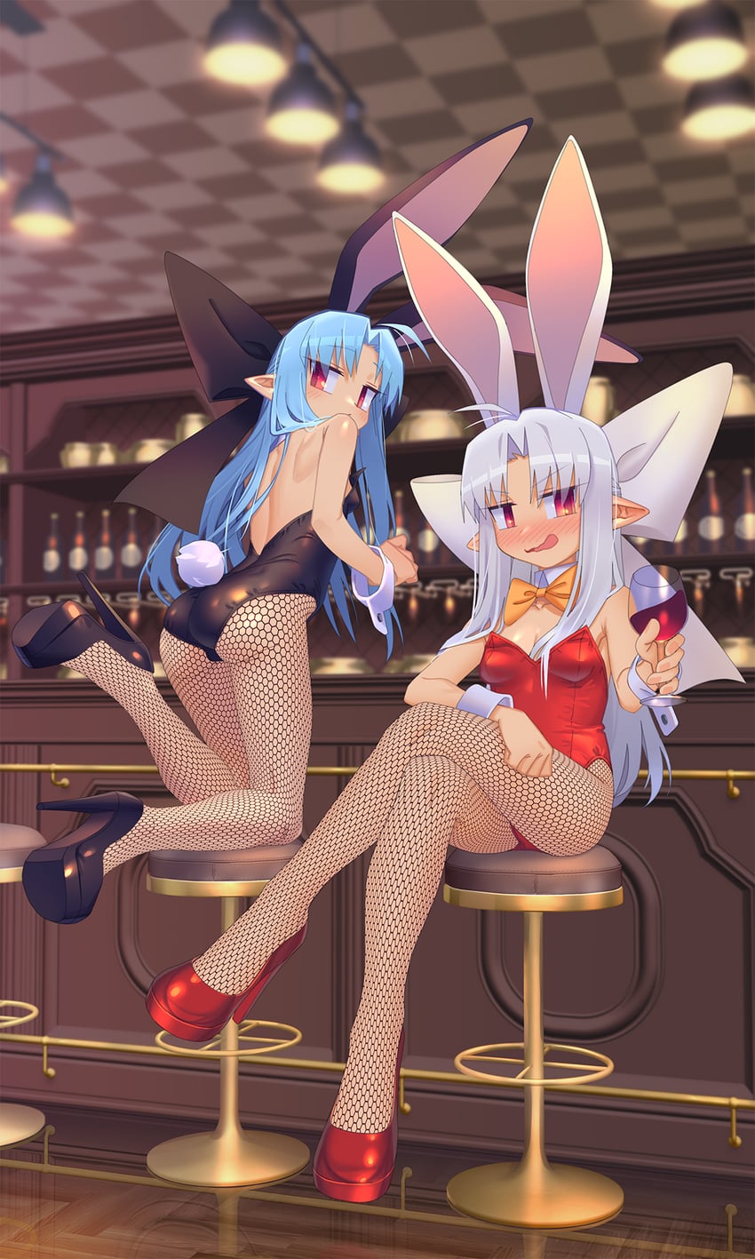 len and white len (tsukihime and 1 more) drawn by okuribi