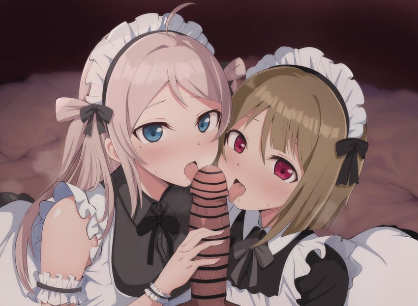 nakasu kasumi and zhong lanzhu (love live! and 1 more) drawn by wewe