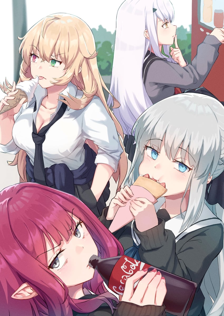 baobhan sith, morgan le fay, melusine, and barghest (fate and 1 more) drawn by lucky_ckm