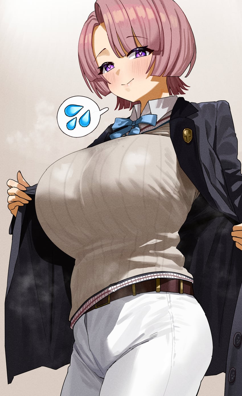 arimura mao (idolmaster and 1 more) drawn by feipin_zhanshi