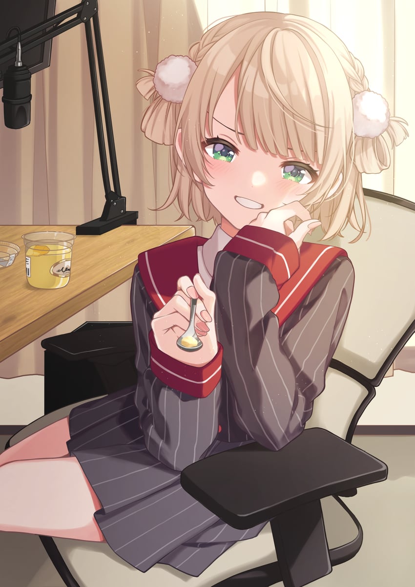 shigure ui (indie virtual youtuber) drawn by mamdtsubu