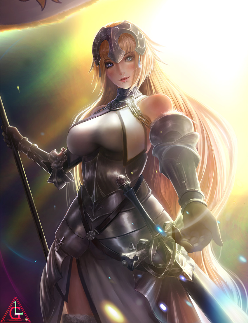 jeanne d'arc (fate and 2 more) drawn by limgae