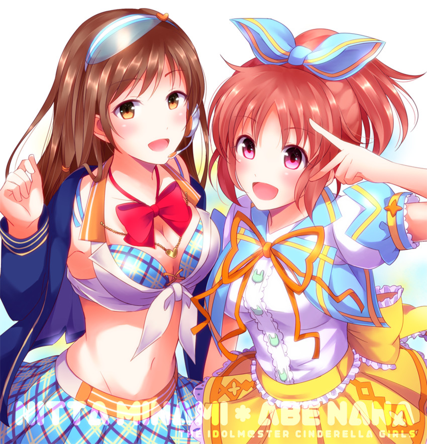 nitta minami and abe nana (idolmaster and 1 more) drawn by aireenhp