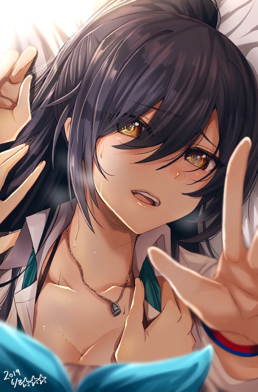 shirase sakuya and tsukioka kogane (idolmaster and 1 more) drawn by gunjyou_(gunjyou_00)
