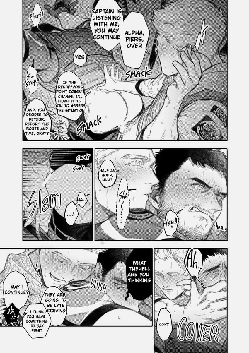 chris redfield and piers nivans (resident evil and 1 more) drawn by moto23059