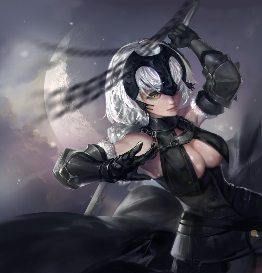 jeanne d'arc alter (fate and 1 more) drawn by rabbit_(tukenitian)