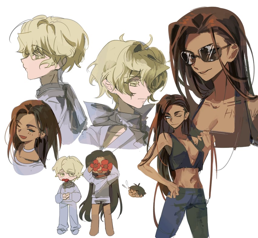 luka, hyuna, and hyunwoo (alien stage) drawn by xian_qishui