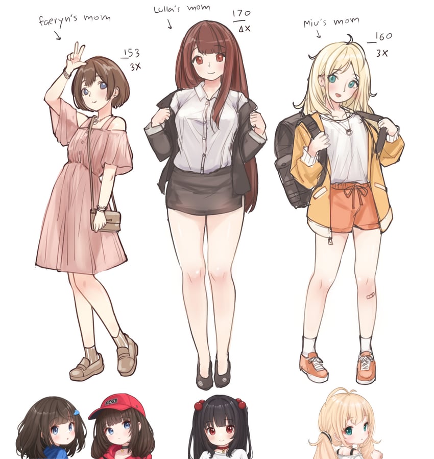 lulla, miu, faeryn, sheryn, lilly, and 2 more (original) drawn by comodox