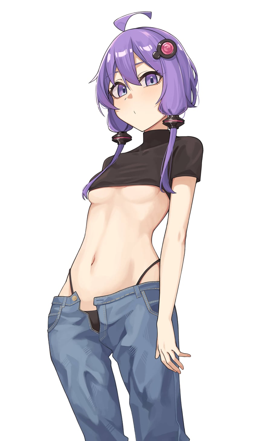 yuzuki yukari (vocaloid and 1 more) drawn by gukr4322