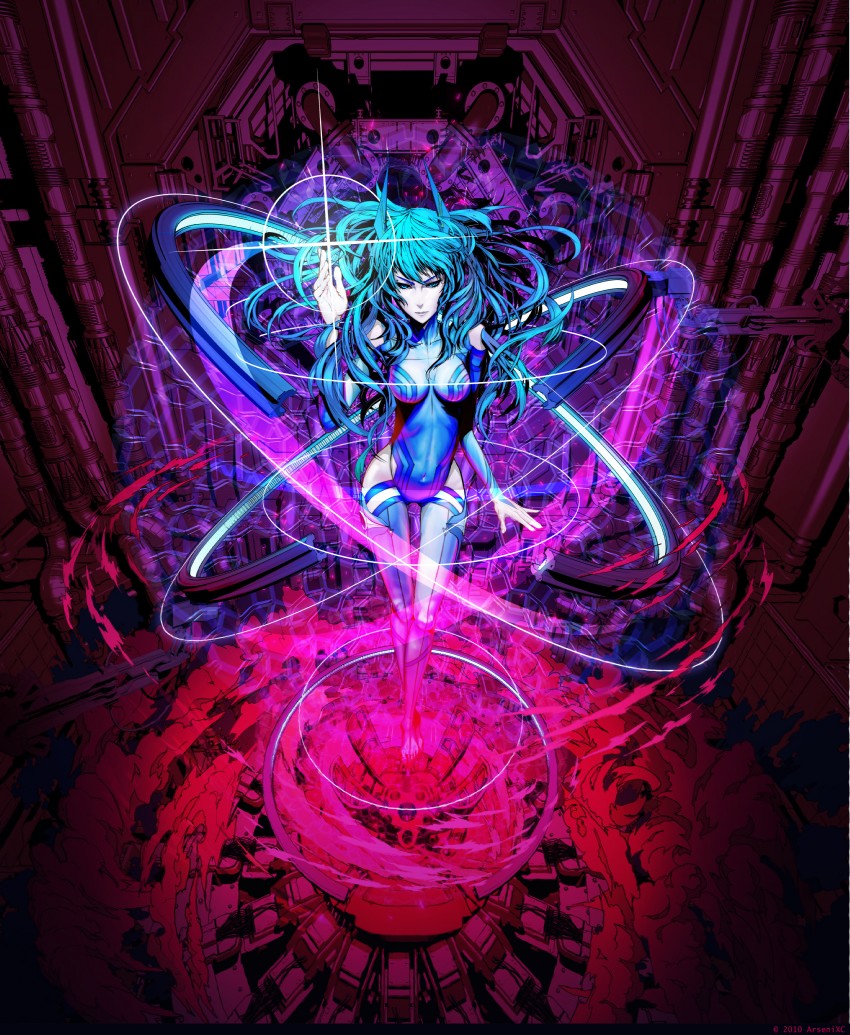collider-sama (original and 1 more) drawn by arsenixc