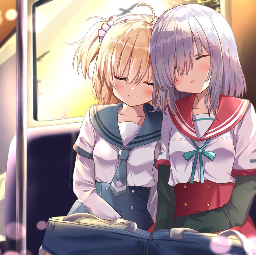 isuzu ren and ayano rika (mahou shoujo madoka magica and 1 more) drawn by rikopin