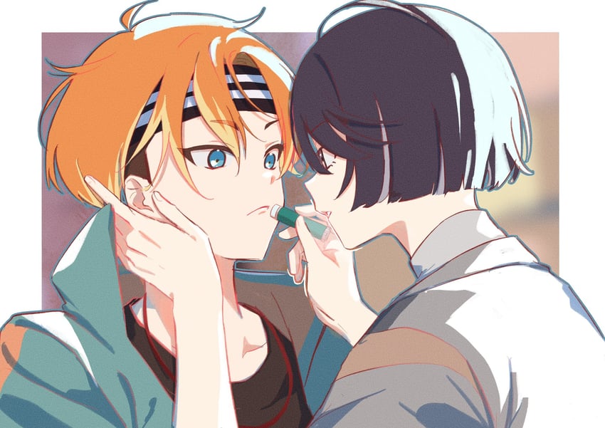 kaguya muneuji and isotake akuta (18trip) drawn by taki_yagura
