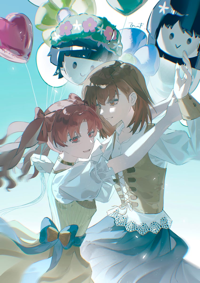 misaka mikoto, shirai kuroko, saten ruiko, and uiharu kazari (toaru majutsu no index and 1 more) drawn by evenf