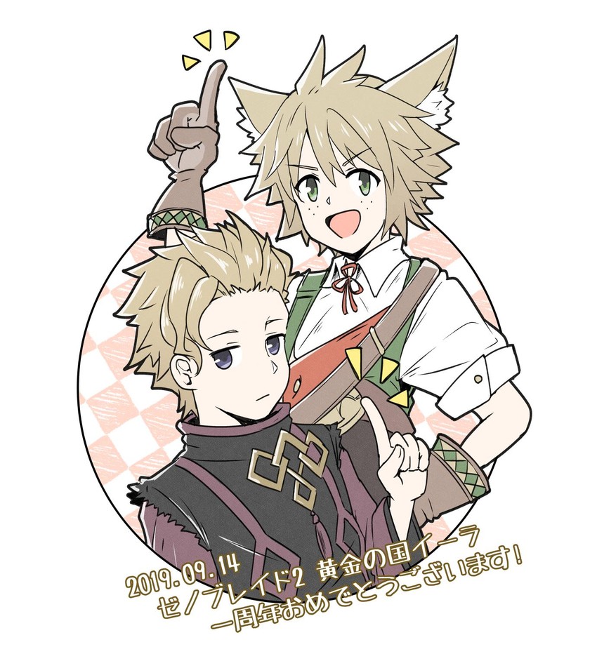 mikhail and milton (xenoblade chronicles and 2 more) drawn by mochimochi_(xseynao)