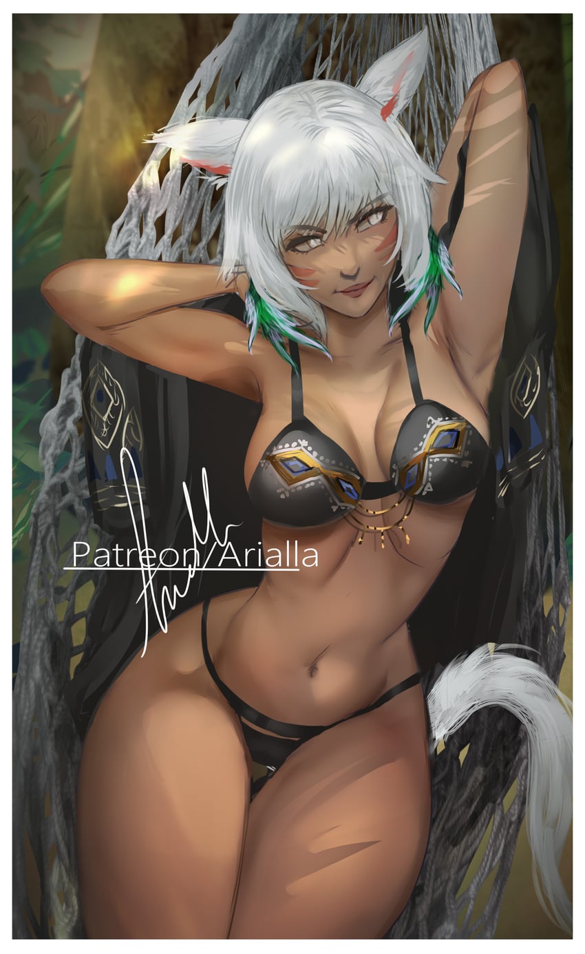 y'shtola rhul (final fantasy and 1 more) drawn by arialla_draws