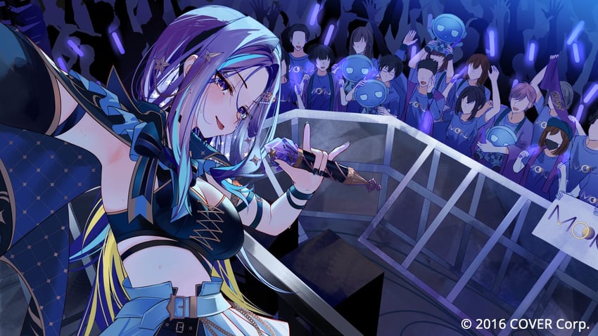 moona hoshinova (hololive and 1 more) drawn by zakimpo