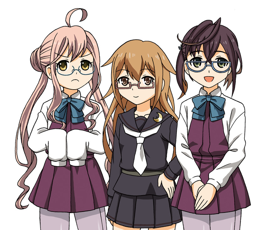 makigumo, mochizuki, and okinami (kantai collection) drawn by hoshino_banchou
