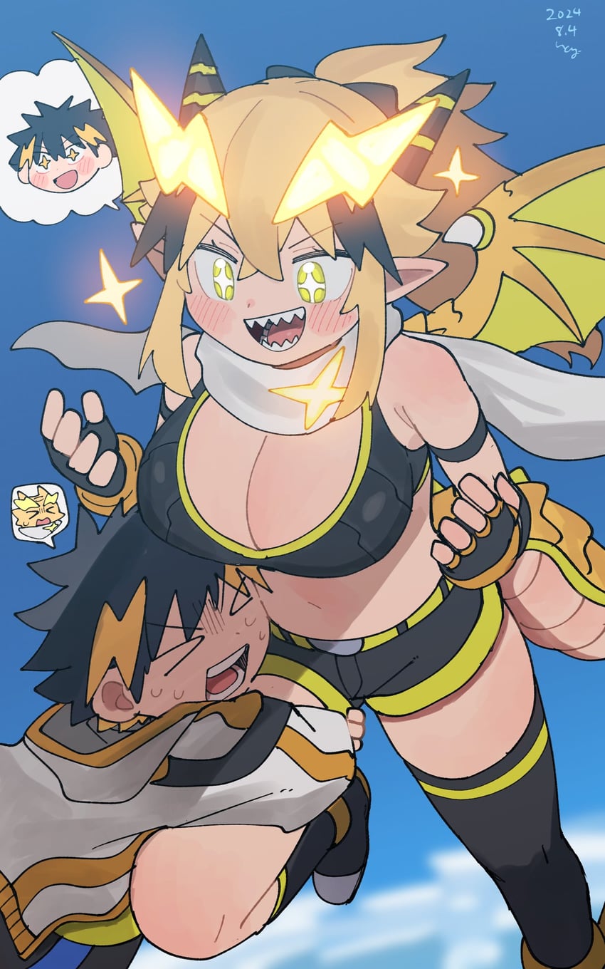 san-chan and nakamura yuto (original and 1 more) drawn by itoriyo