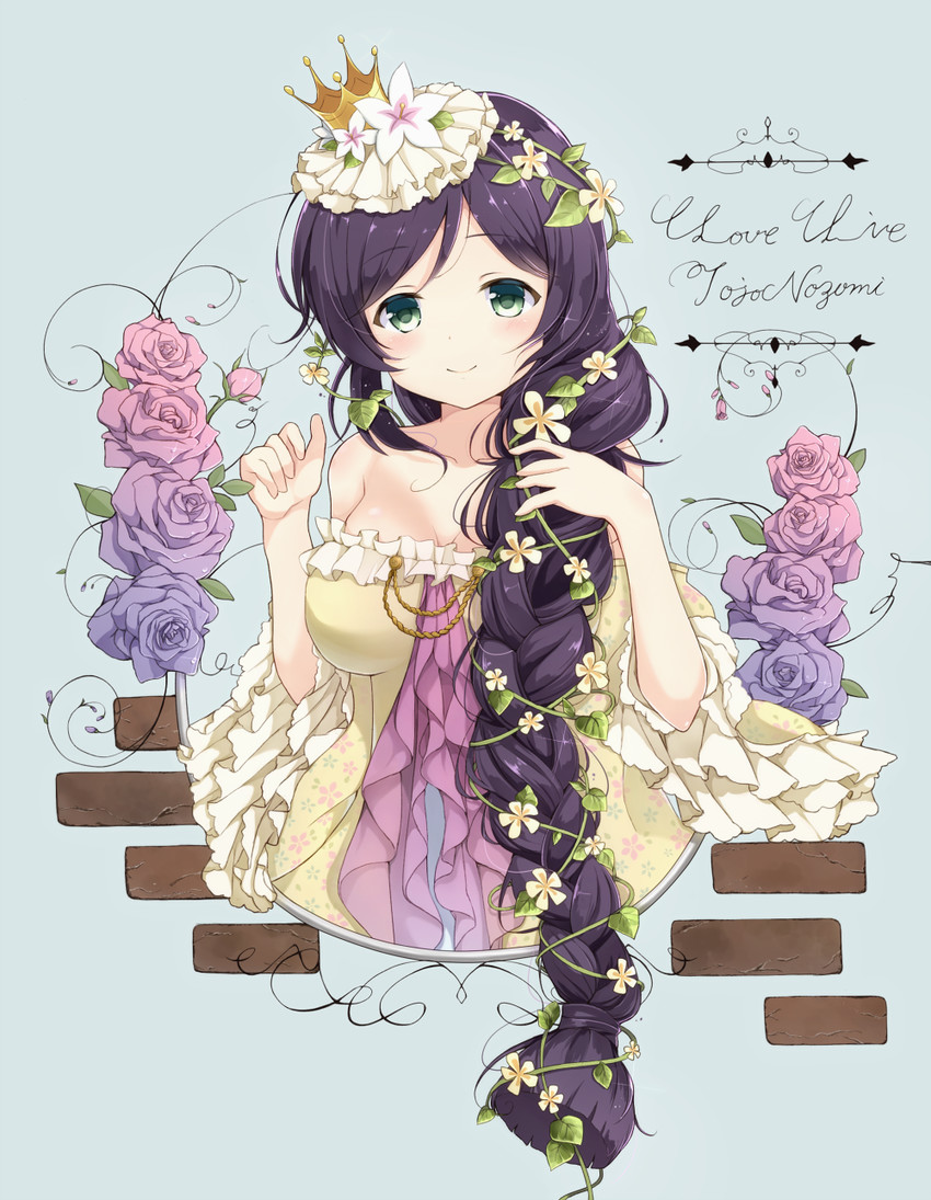 tojo nozomi (love live! and 2 more) drawn by sakura_honoka_(srhk0623)