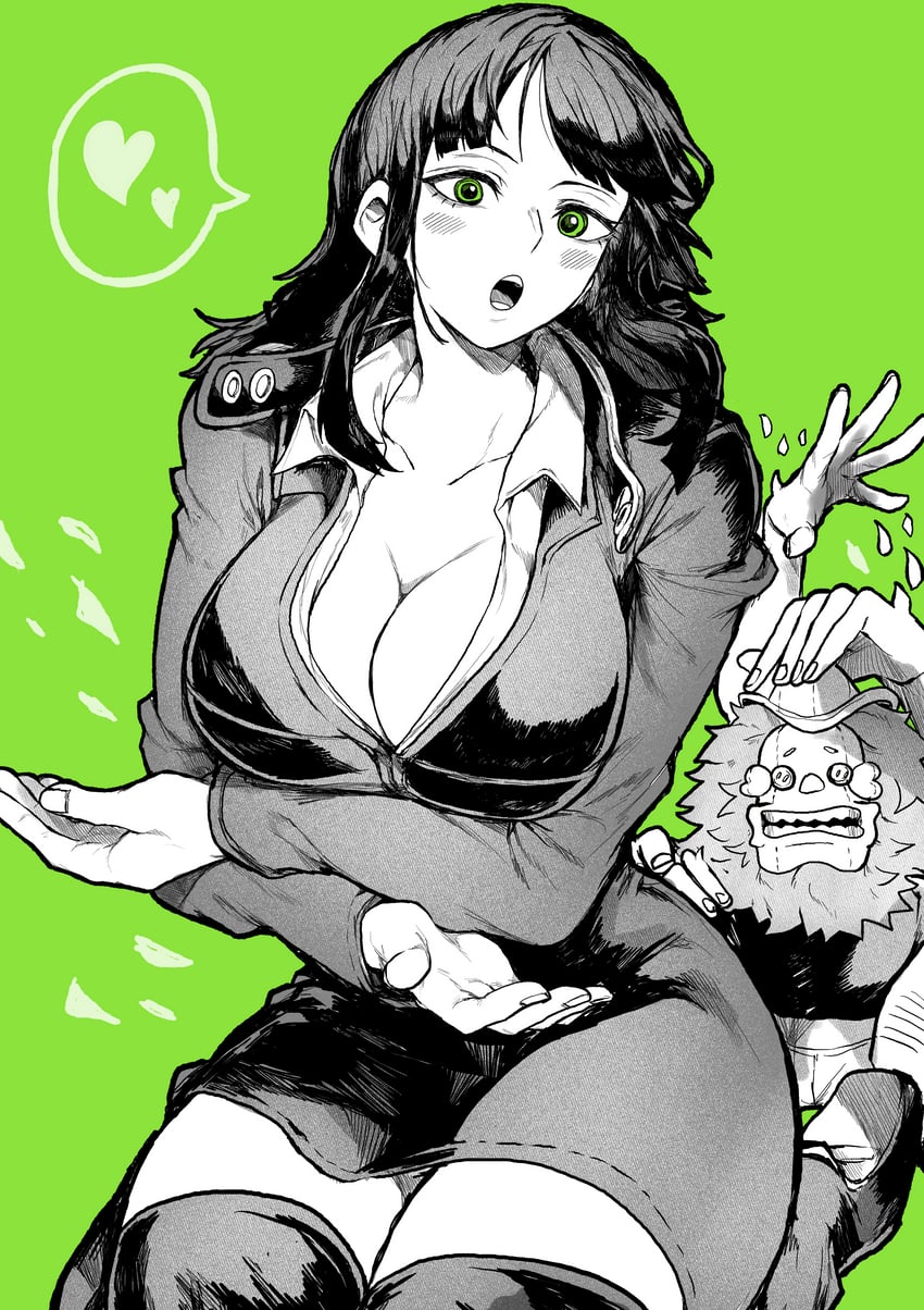 nico robin and jaguar d. saul (one piece) drawn by yotsumi_shiro