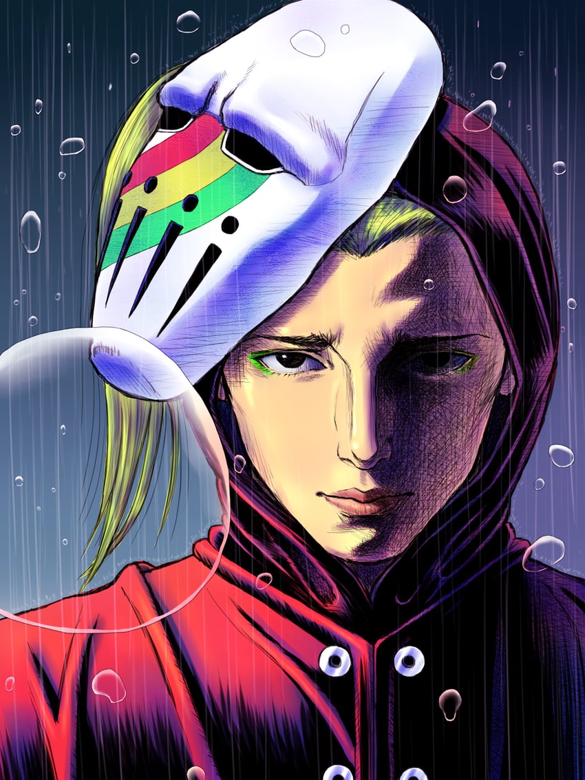 blackmore and catch the rainbow (jojo no kimyou na bouken and 1 more) drawn by keiimajima02