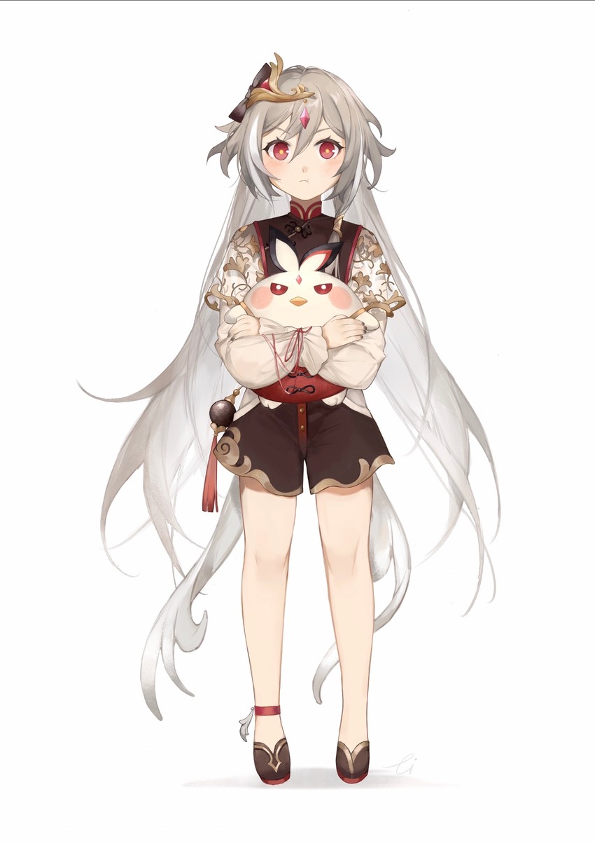 herrscher of sentience and jingwei (honkai and 1 more) drawn by lizi_(st3648)