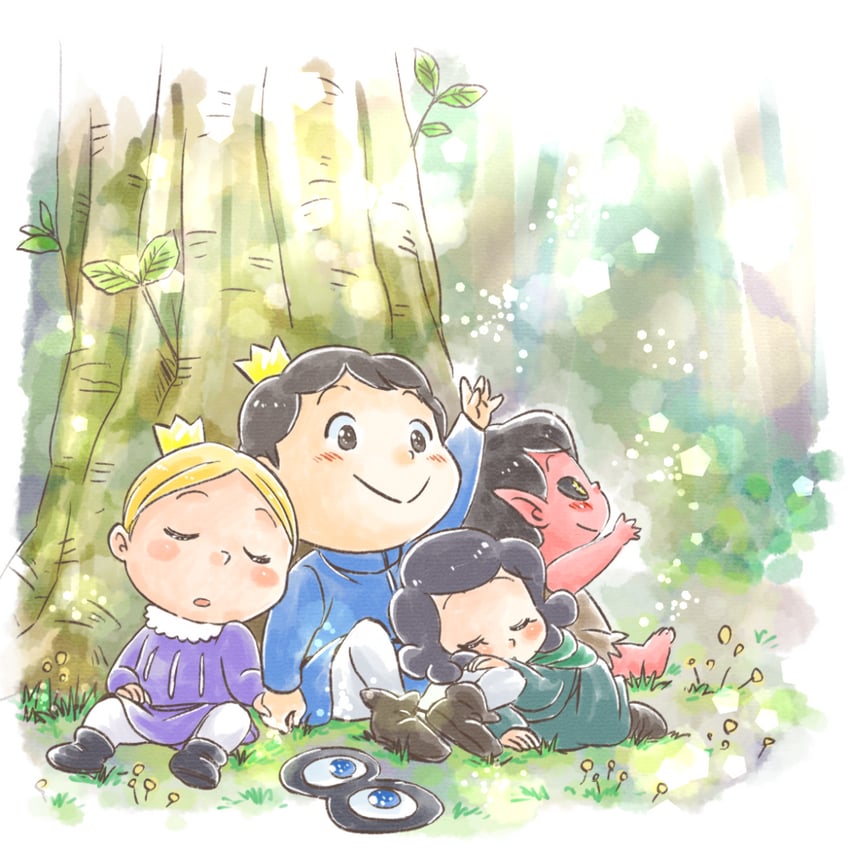 daida, bojji, kage, miranjo, and majin (ousama ranking) drawn by kao_(cawoli_sozai)